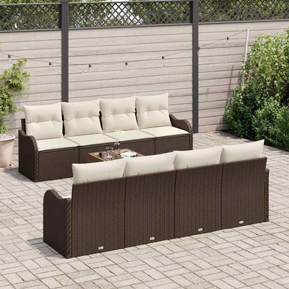 Tuin Sofa Set Bruin 55 x 55 x 37 cm poly rattan