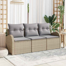 Tuin Sofa Set Beige poly rattan