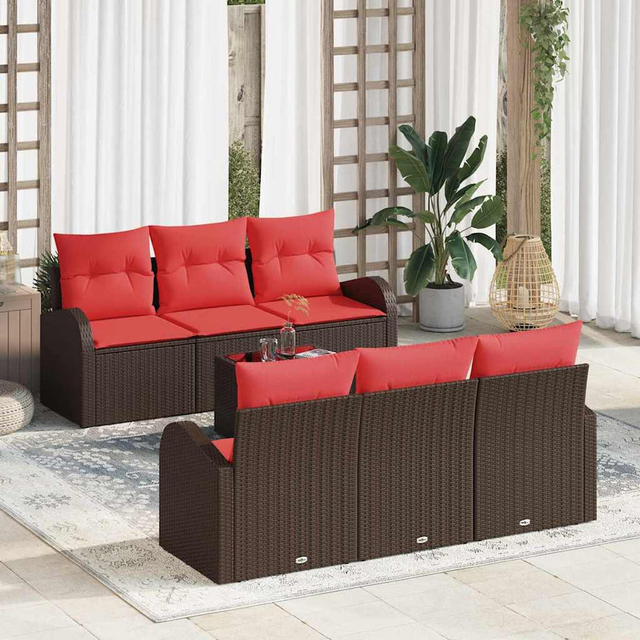 Tuin Sofa Set Bruin 55 x 55 x 37 cm poly rattan