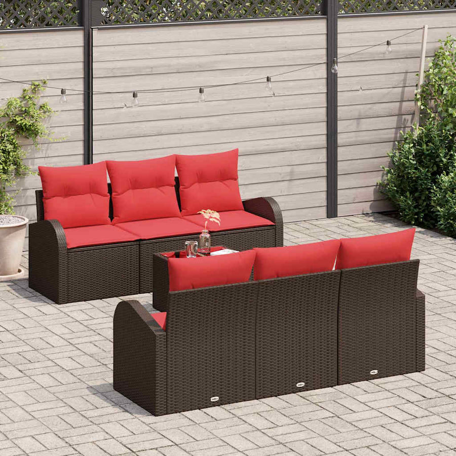 Tuin Sofa Set Bruin 55 x 55 x 37 cm poly rattan