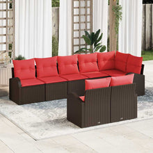 Tuin Sofa Set Bruin poly rattan