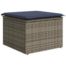 Bankstel 5 pcs Grijs poly rattan