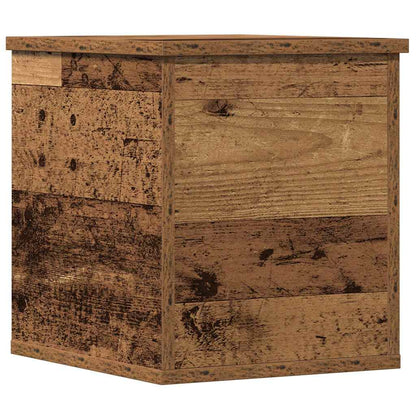 Opslagdoos met opslag Oud hout 30 x 35 x 35 cm Bewerkt hout