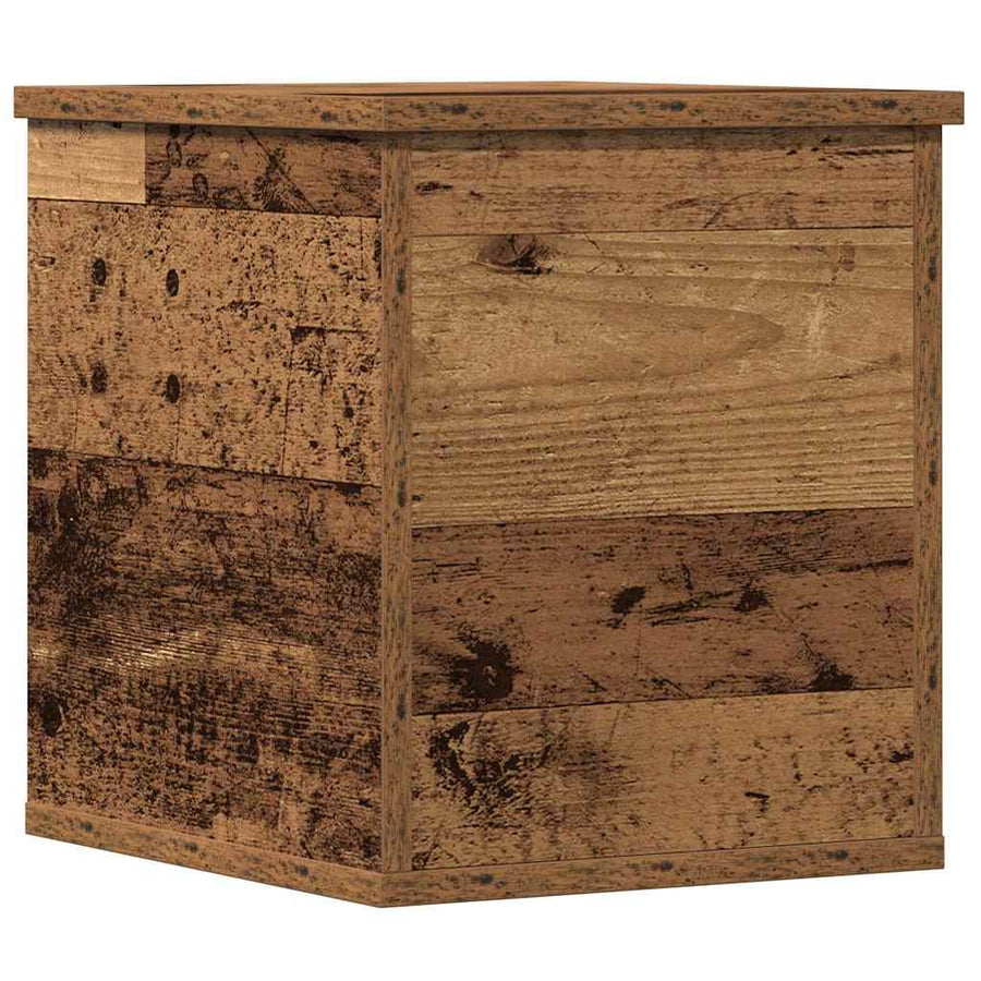 Opslagdoos met opslag Oud hout 30 x 35 x 35 cm Bewerkt hout