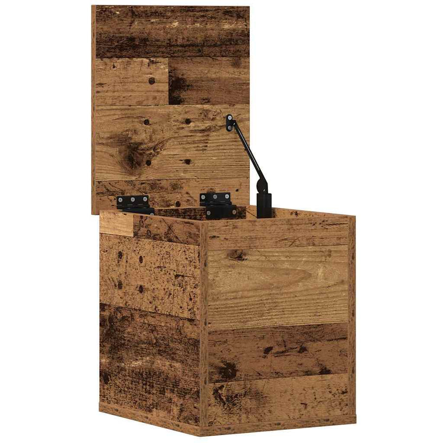 Opslagdoos met opslag Oud hout 30 x 35 x 35 cm Bewerkt hout