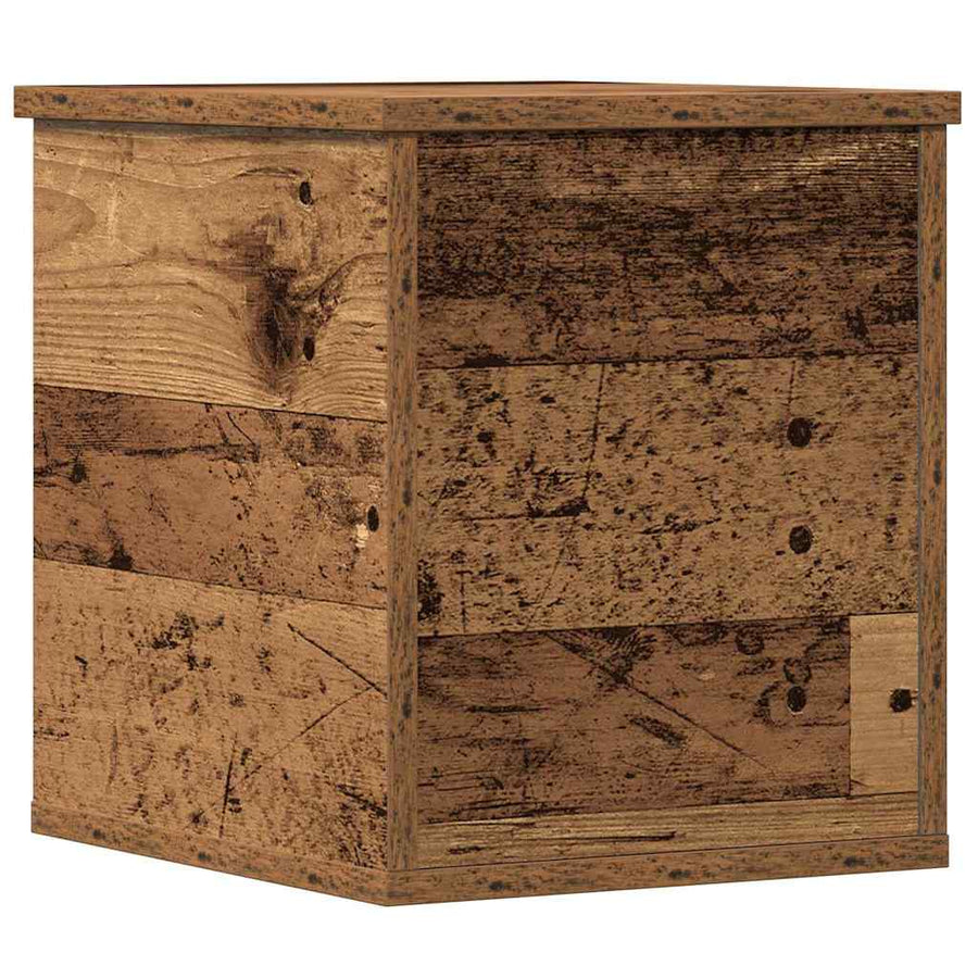 Opslagdoos met opslag Oud hout 30 x 35 x 35 cm Bewerkt hout