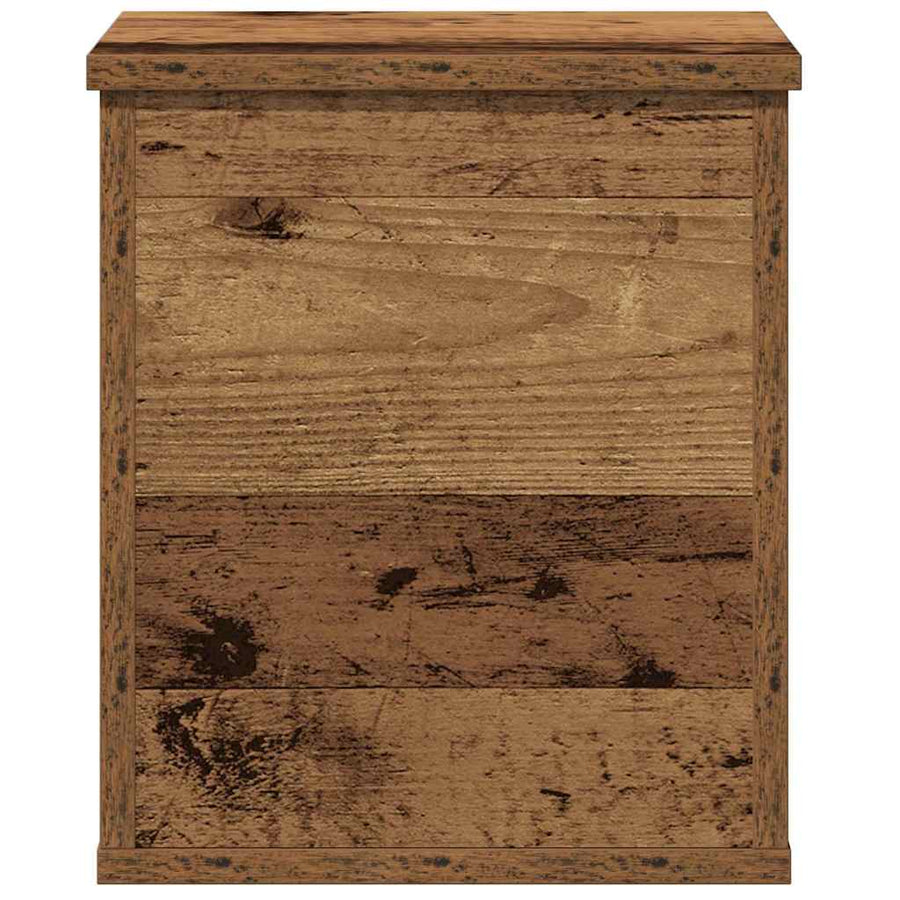 Opslagdoos met opslag Oud hout 30 x 35 x 35 cm Bewerkt hout