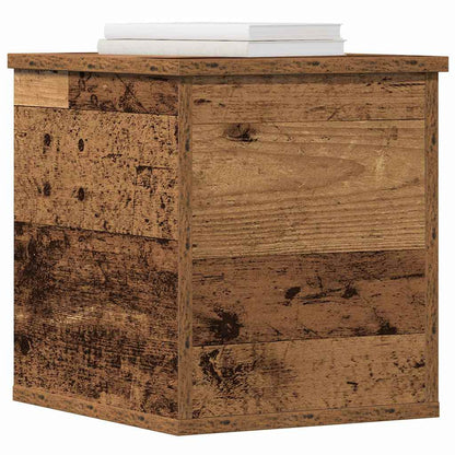 Opslagdoos met opslag Oud hout 30 x 35 x 35 cm Bewerkt hout