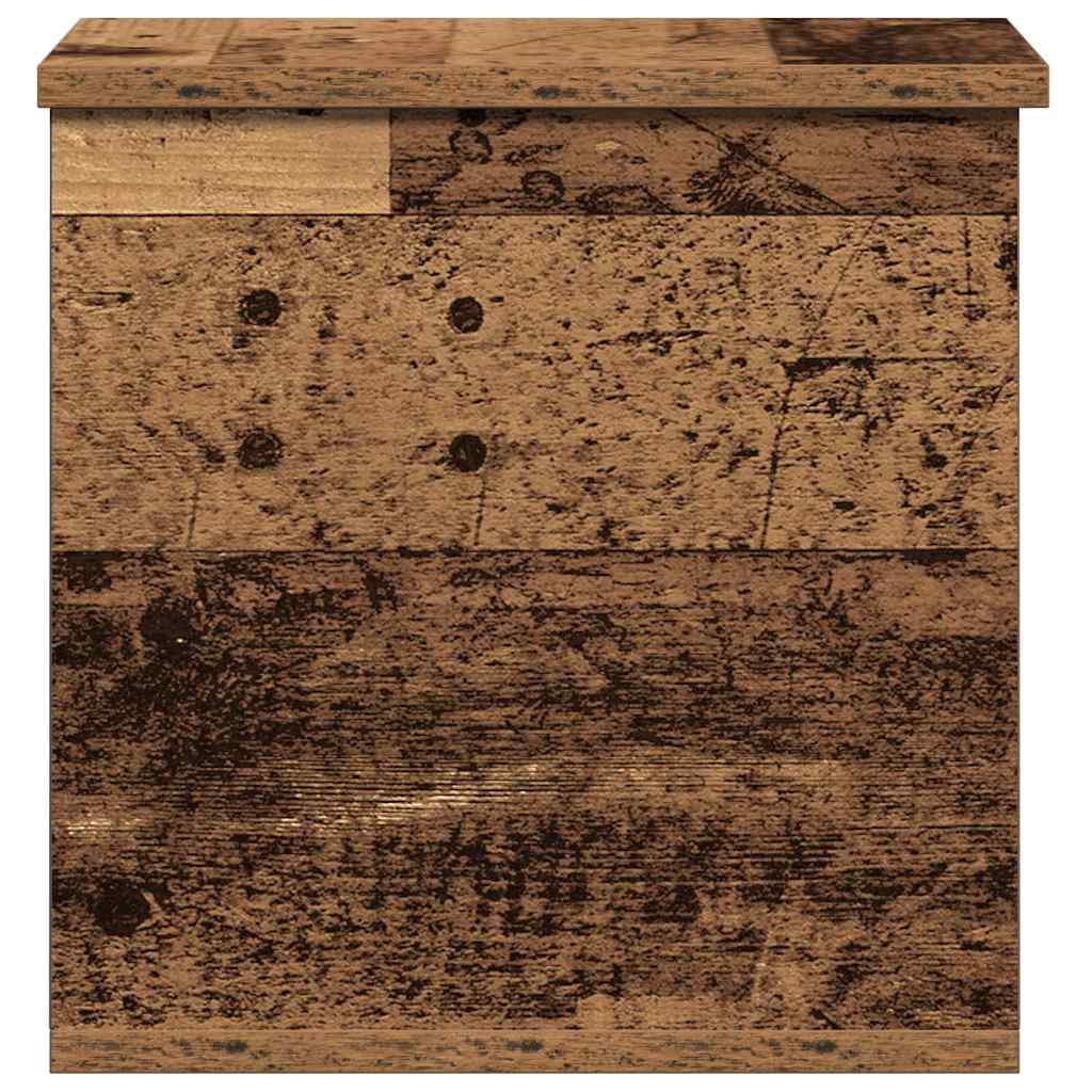 Opslagdoos met opslag Oud hout 30 x 35 x 35 cm Bewerkt hout