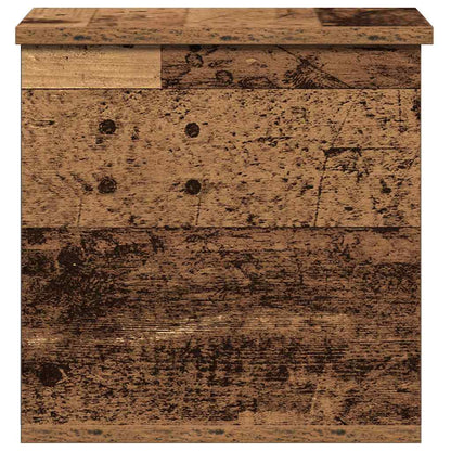 Opslagdoos met opslag Oud hout 30 x 35 x 35 cm Bewerkt hout
