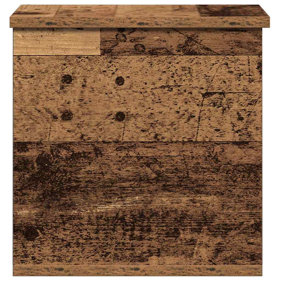 Opslagdoos met opslag Oud hout 30 x 35 x 35 cm Bewerkt hout