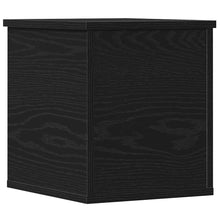 Opslagdoos met opslag Zwart eiken 30 x 35 x 35 cm Bewerkt hout