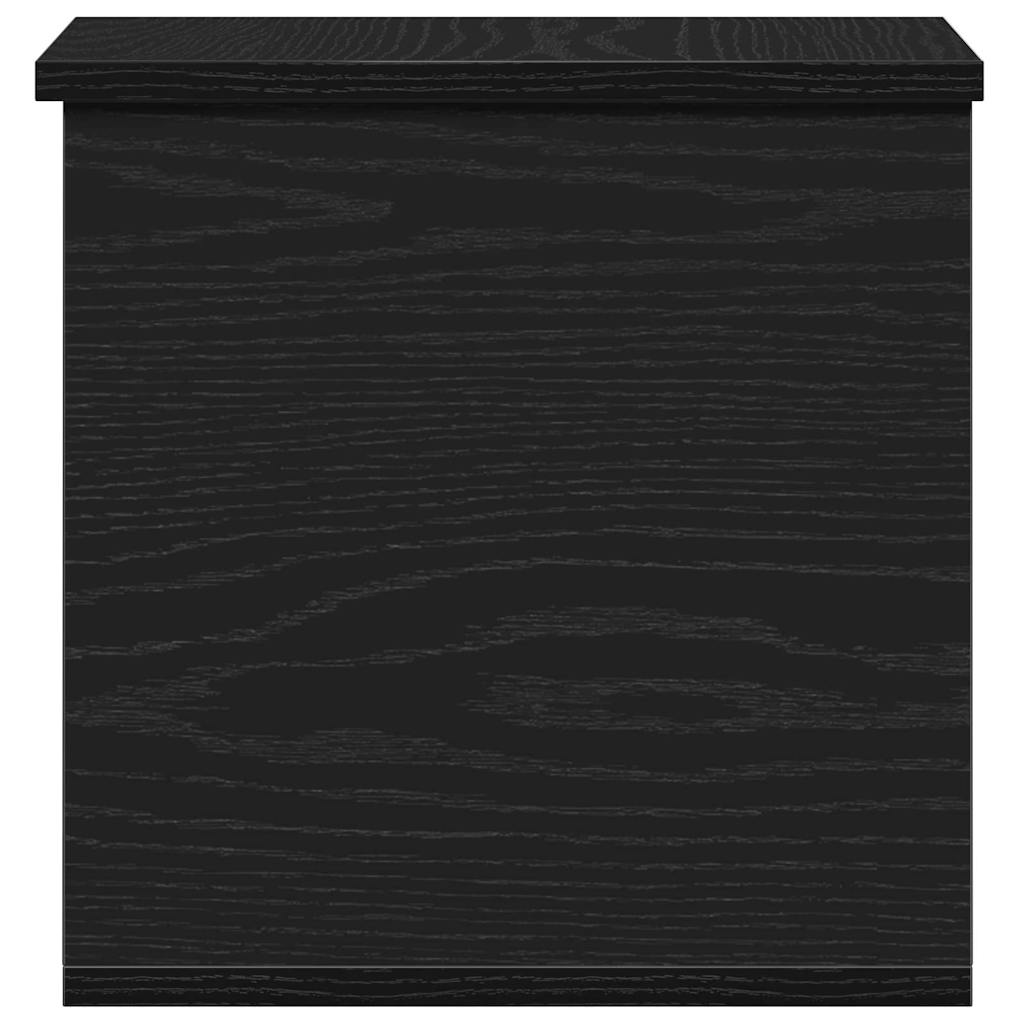 Opslagdoos met opslag Zwart eiken 30 x 35 x 35 cm Bewerkt hout