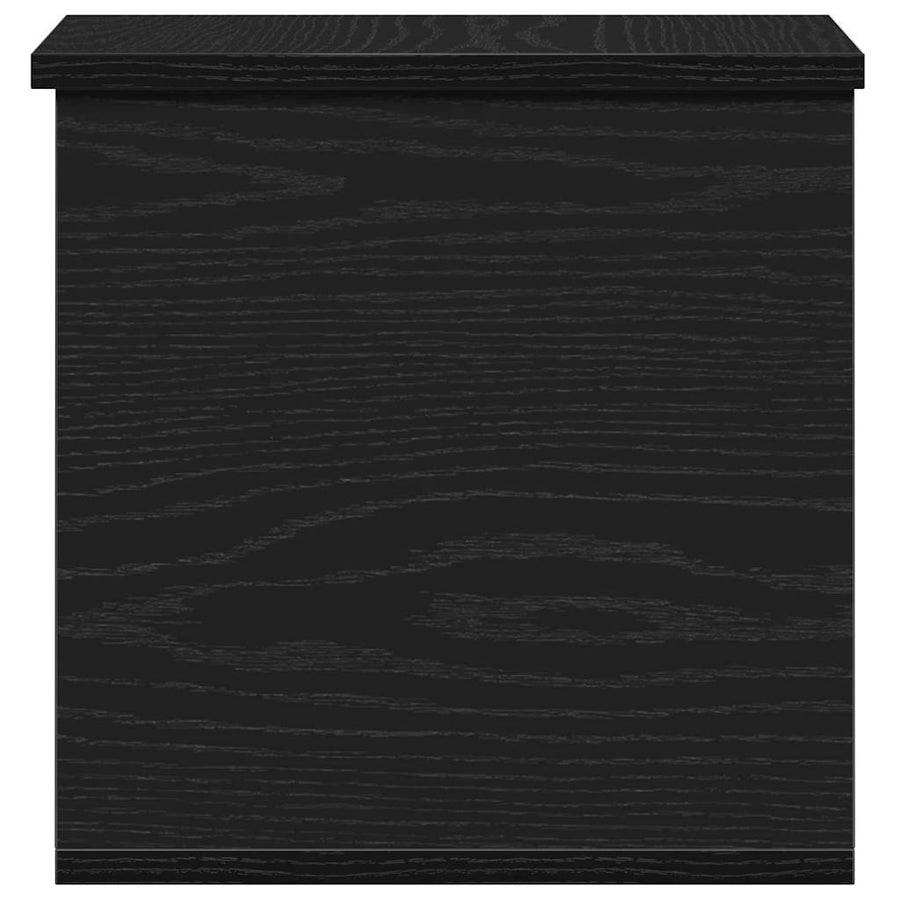 Opslagdoos met opslag Zwart eiken 30 x 35 x 35 cm Bewerkt hout