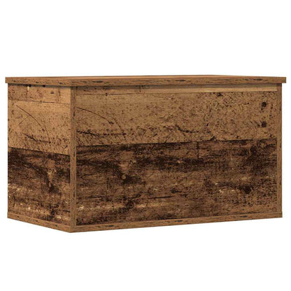 Opslagdoos met opslag Oud hout 60 x 35 x 35 cm Bewerkt hout
