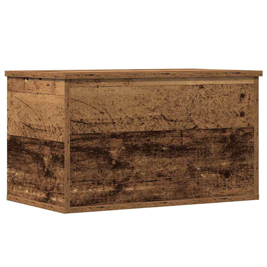 Opslagdoos met opslag Oud hout 60 x 35 x 35 cm Bewerkt hout