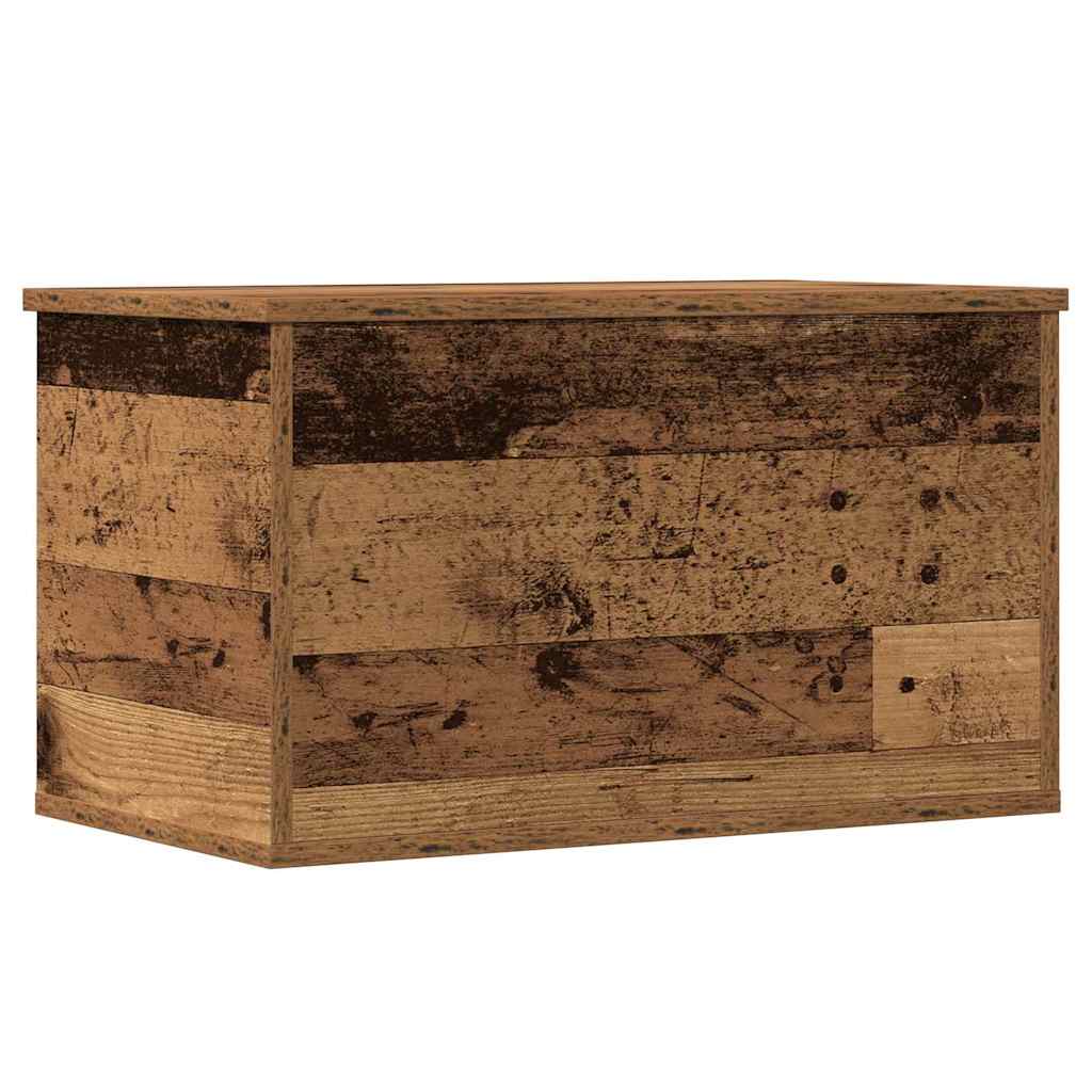 Opslagdoos met opslag Oud hout 60 x 35 x 35 cm Bewerkt hout