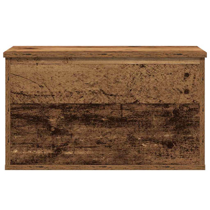 Opslagdoos met opslag Oud hout 60 x 35 x 35 cm Bewerkt hout