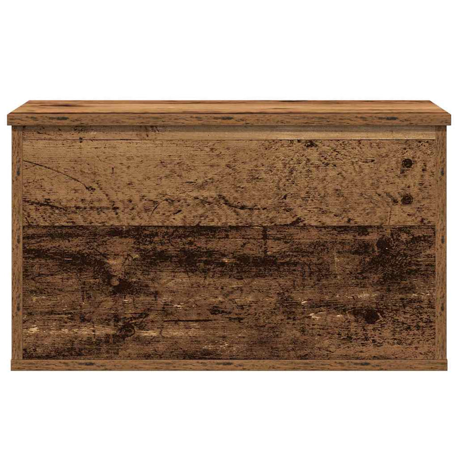 Opslagdoos met opslag Oud hout 60 x 35 x 35 cm Bewerkt hout
