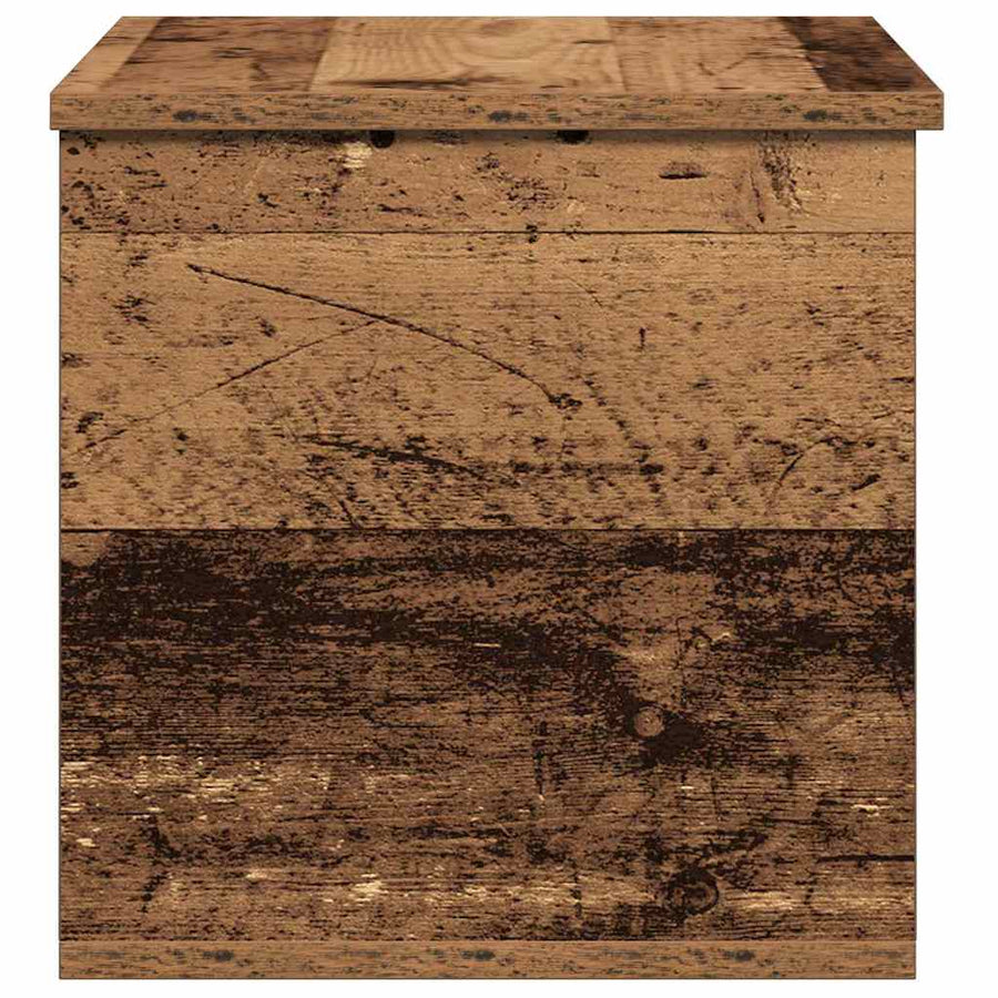 Opslagdoos met opslag Oud hout 60 x 35 x 35 cm Bewerkt hout