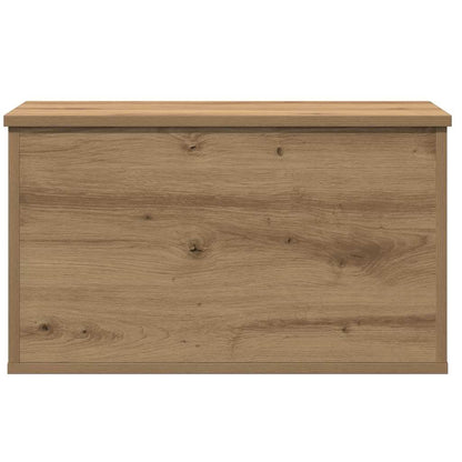 Opslagdoos artisanaal eikenkleurig 60 x 35 x 35 cm Bewerkt hout
