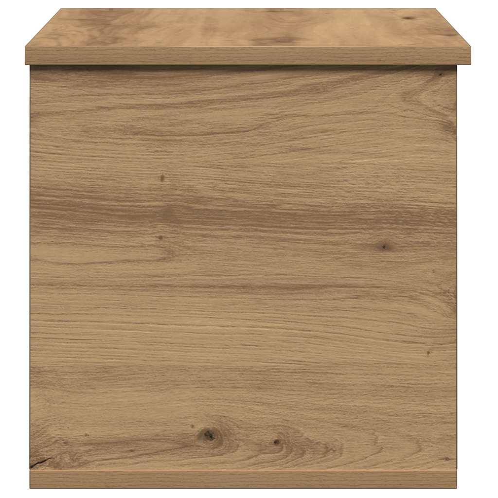 Opslagdoos artisanaal eikenkleurig 60 x 35 x 35 cm Bewerkt hout