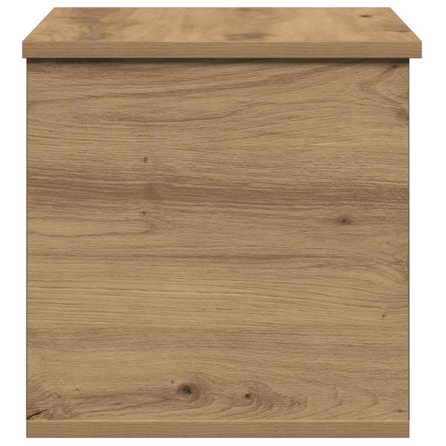 Opslagdoos artisanaal eikenkleurig 60 x 35 x 35 cm Bewerkt hout