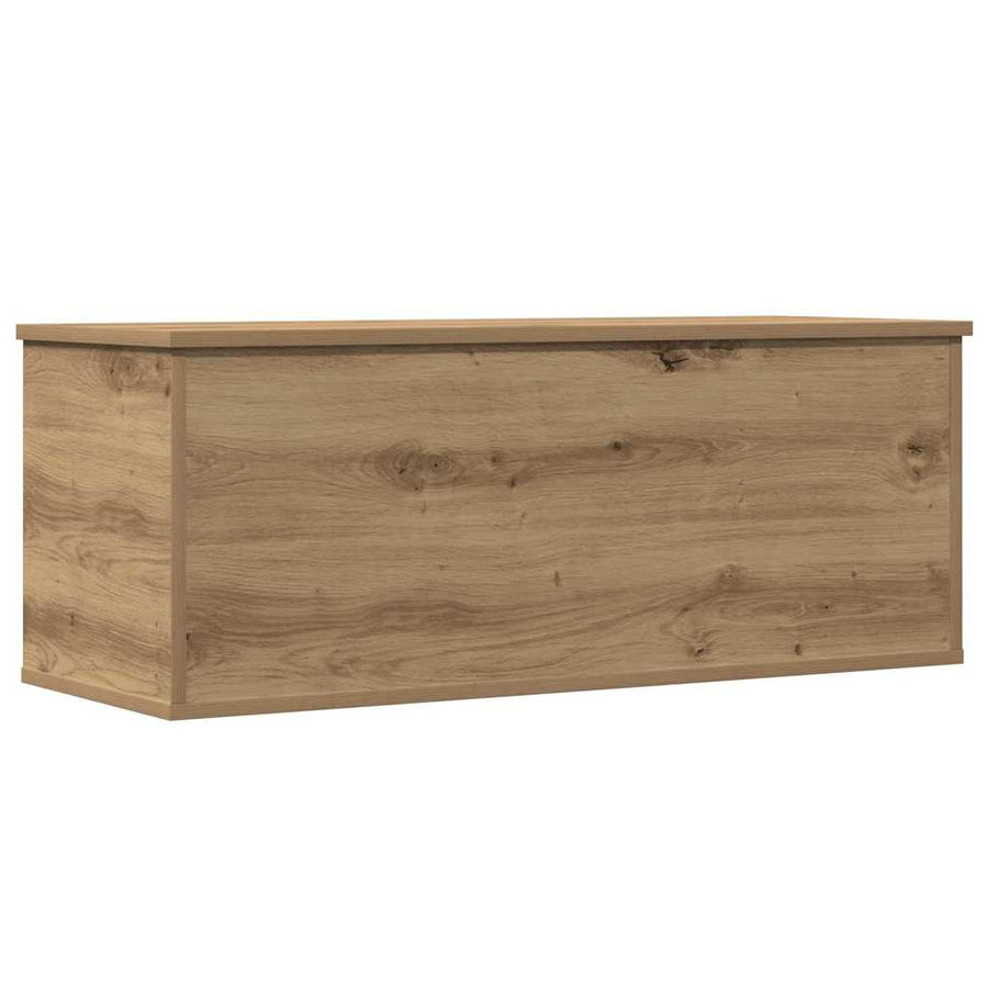 Opslagdoos artisanaal eikenkleurig 90 x 35 x 35 cm Bewerkt hout