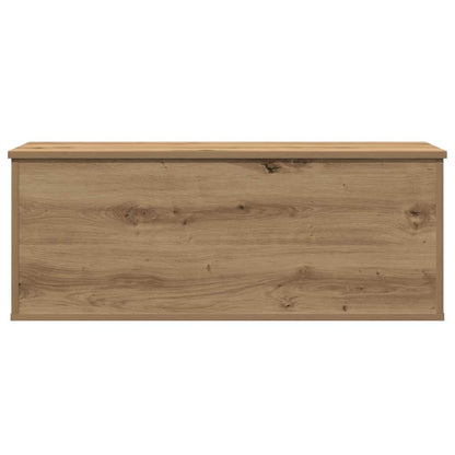 Opslagdoos artisanaal eikenkleurig 90 x 35 x 35 cm Bewerkt hout