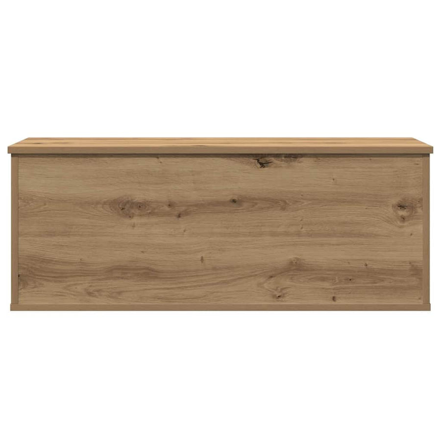 Opslagdoos artisanaal eikenkleurig 90 x 35 x 35 cm Bewerkt hout