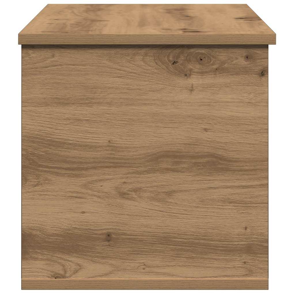 Opslagdoos artisanaal eikenkleurig 90 x 35 x 35 cm Bewerkt hout
