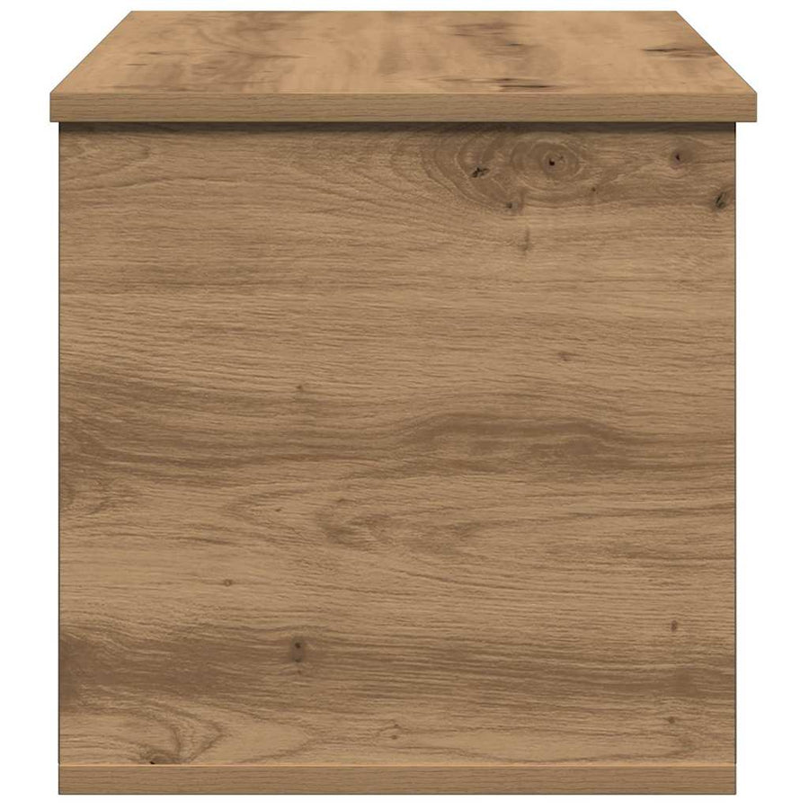 Opslagdoos artisanaal eikenkleurig 90 x 35 x 35 cm Bewerkt hout