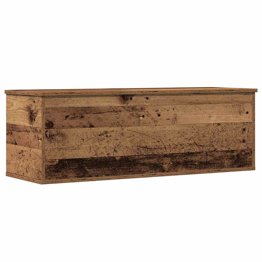 Opslagdoos met opslag Oud hout 102 x 35 x 35 cm Bewerkt hout