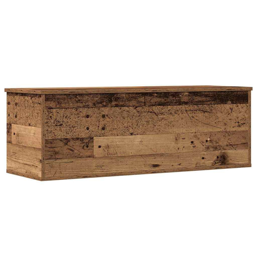 Opslagdoos met opslag Oud hout 102 x 35 x 35 cm Bewerkt hout
