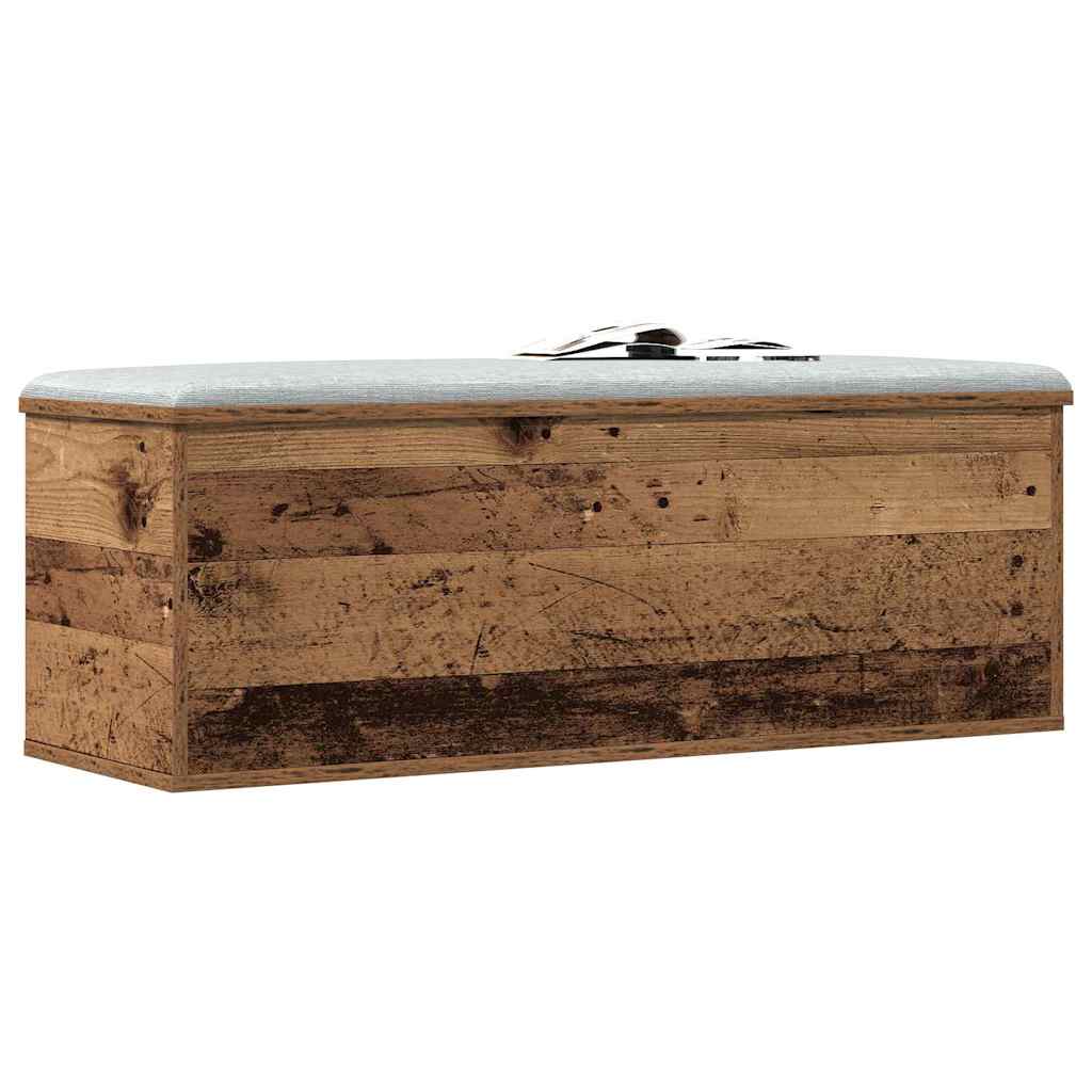 Opslagdoos met opslag Oud hout 102 x 35 x 35 cm Bewerkt hout