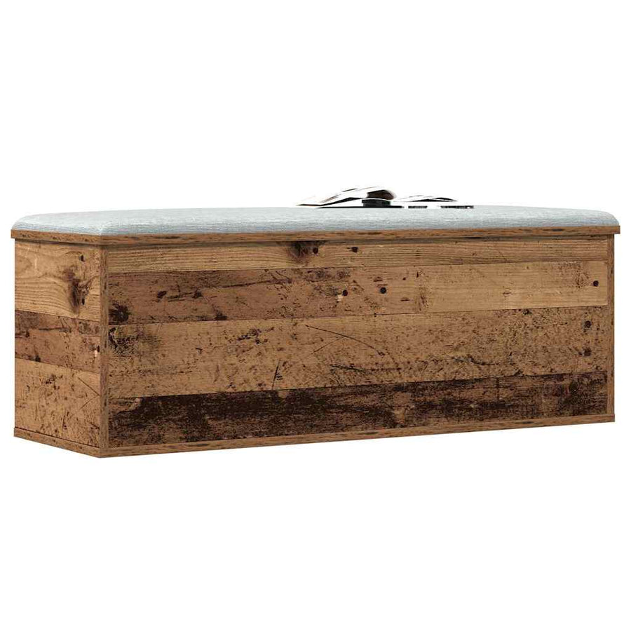 Opslagdoos met opslag Oud hout 102 x 35 x 35 cm Bewerkt hout