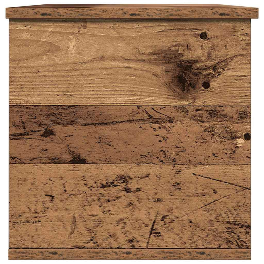 Opslagdoos met opslag Oud hout 102 x 35 x 35 cm Bewerkt hout