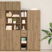 Boekenkast 30x42.4x185.2 cm bewerkt hout