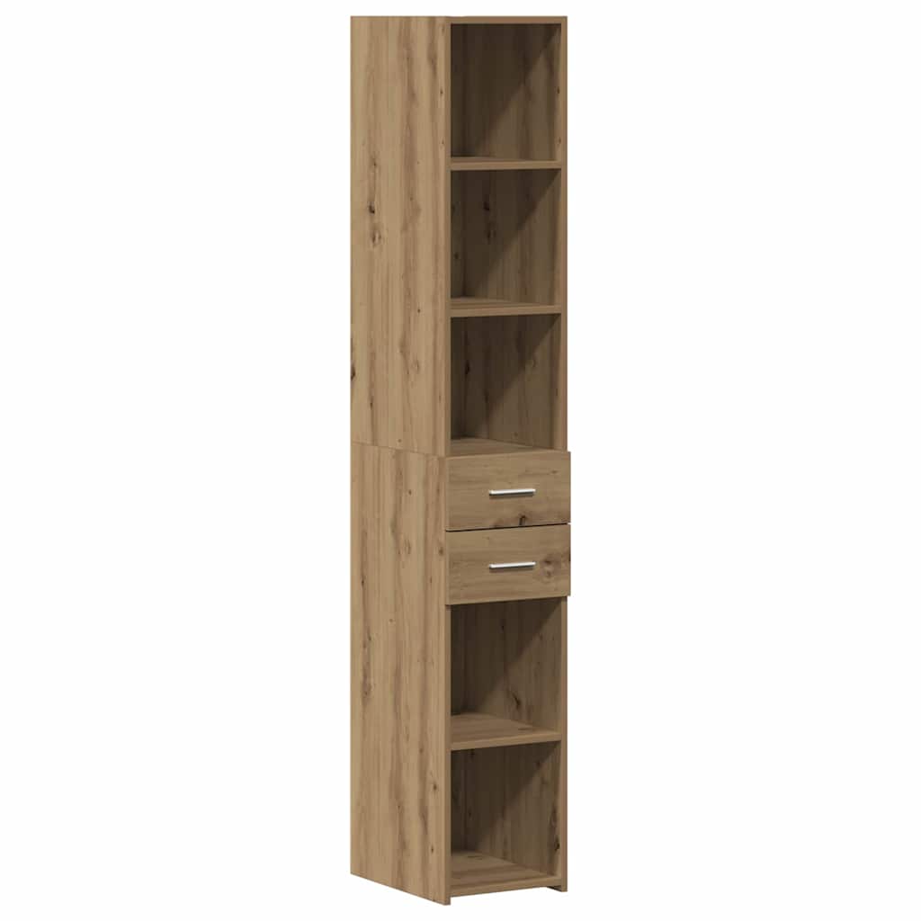 Boekenkast met lade Artisan Eiken 30 x 42.4 x 185.2 cm