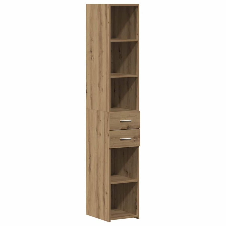 Boekenkast met lade Artisan Eiken 30 x 42.4 x 185.2 cm