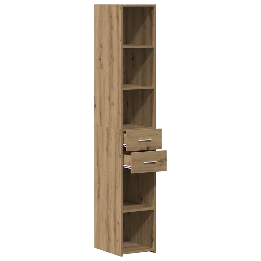 Boekenkast met lade Artisan Eiken 30 x 42.4 x 185.2 cm