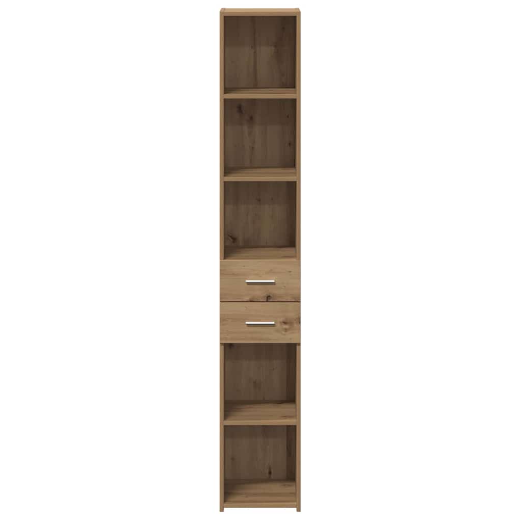 Boekenkast met lade Artisan Eiken 30 x 42.4 x 185.2 cm