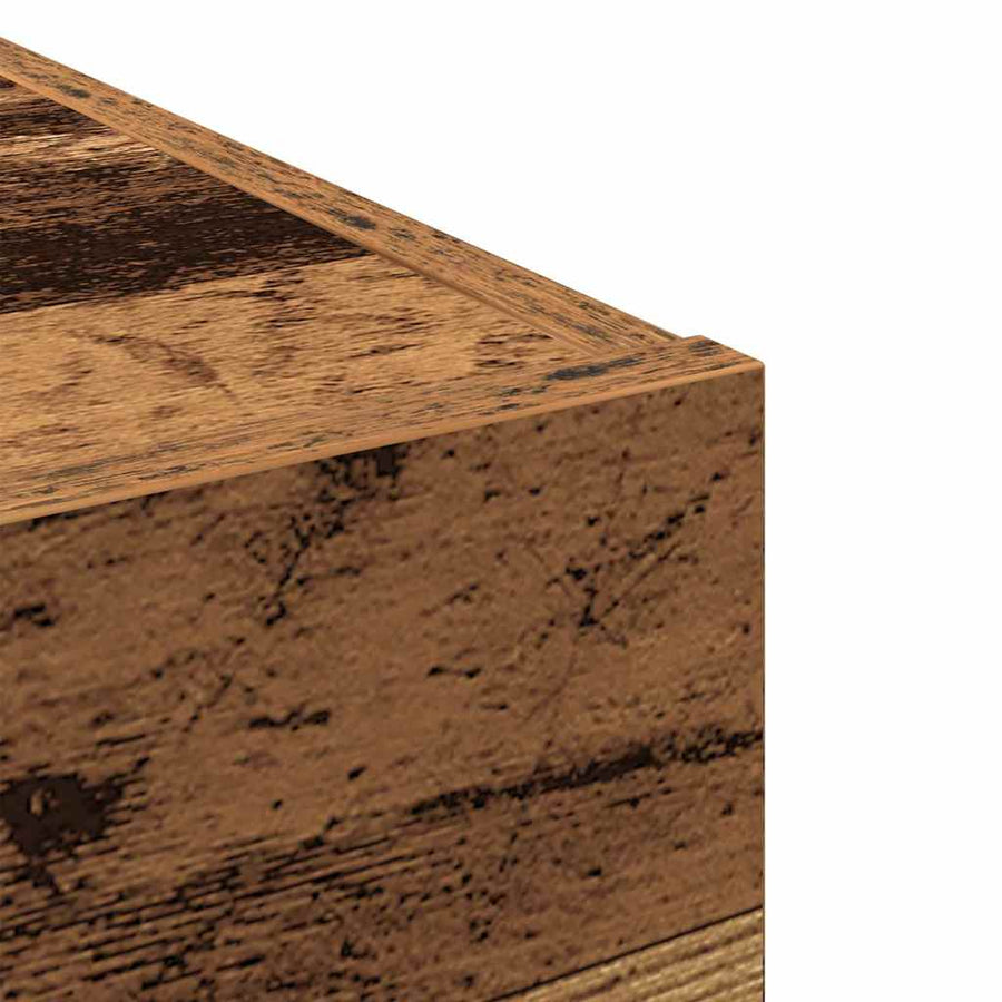 Dressoir met lade Oudhout 30 x 42,5 x 93 cm