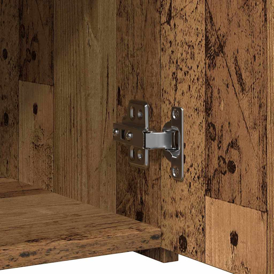 Dressoir met lade Oudhout 30 x 42,5 x 93 cm