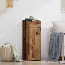 Dressoir met lade Oudhout 30 x 42,5 x 93 cm