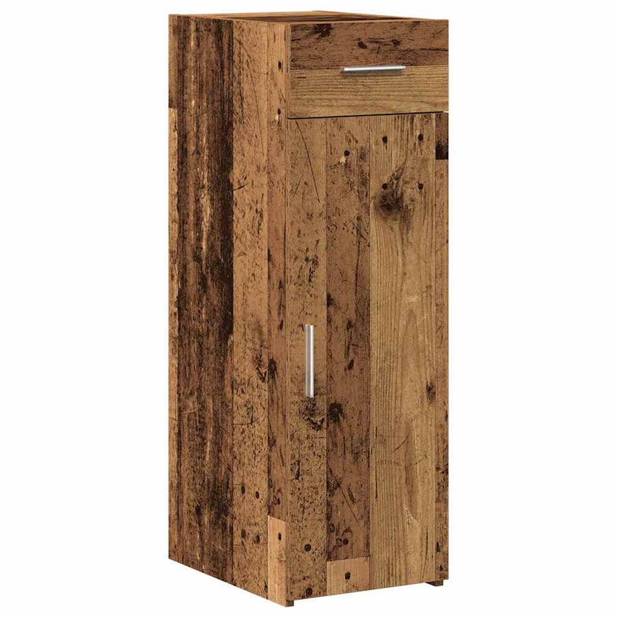 Dressoir met lade Oudhout 30 x 42,5 x 93 cm