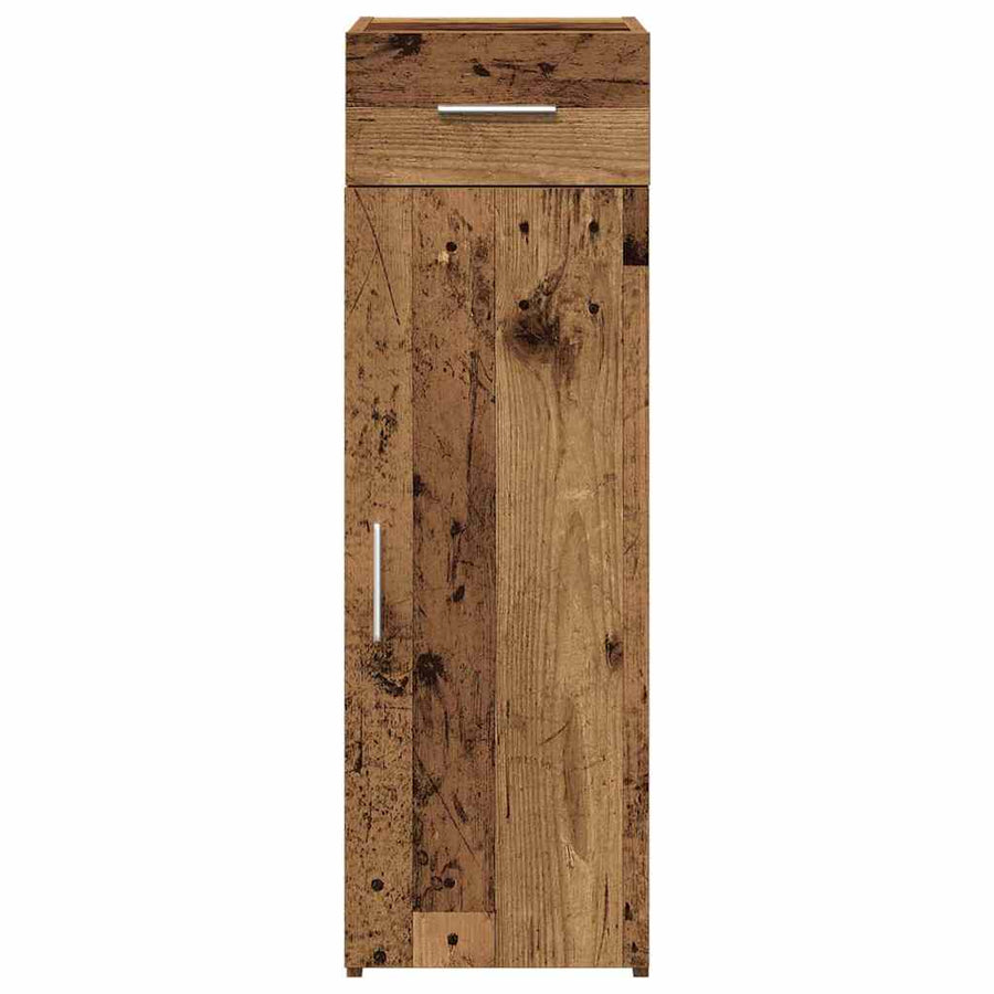 Dressoir met lade Oudhout 30 x 42,5 x 93 cm