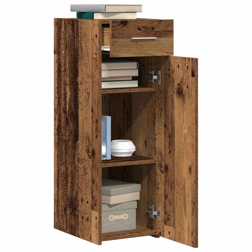 Dressoir met lade Oudhout 30 x 42,5 x 93 cm