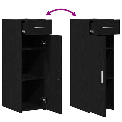 Dressoir met lade Zwart Eiken 30 x 42,5 x 93 cm