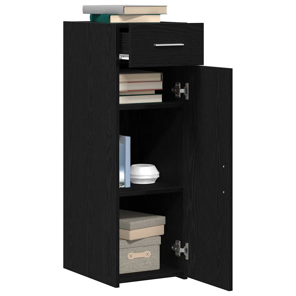 Dressoir met lade Zwart Eiken 30 x 42,5 x 93 cm